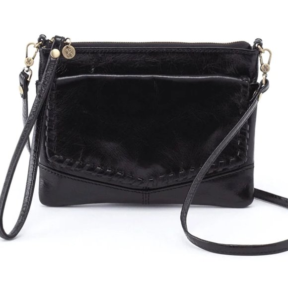 NWT New Hobo Stroll Convertible Crossbody Black Retired Rare